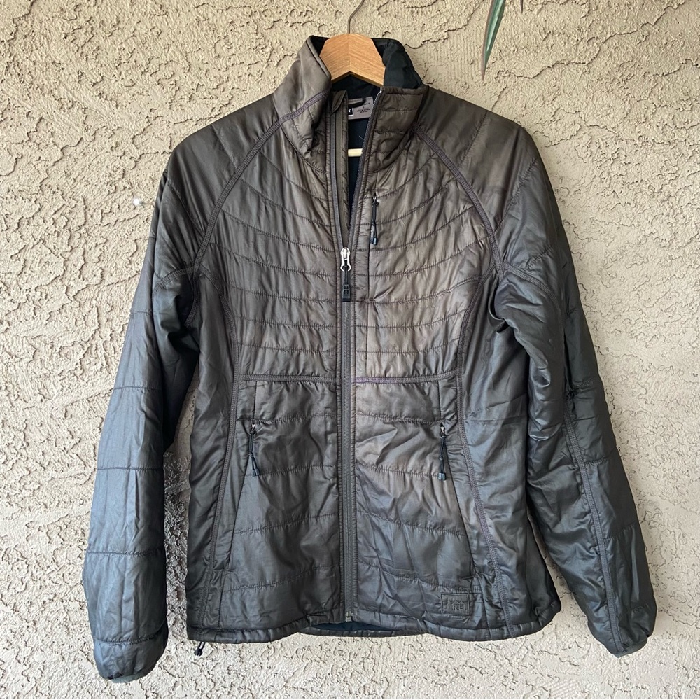 REI PufferJacket, Lightweight, Marbled Brown, Soft, Comfortable, Packable